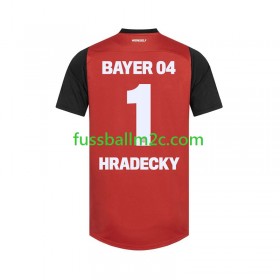 Fußballtrikots Bayer 04 Leverkusen HRADECKY 1 Heim Trikotsatz 2024-2025